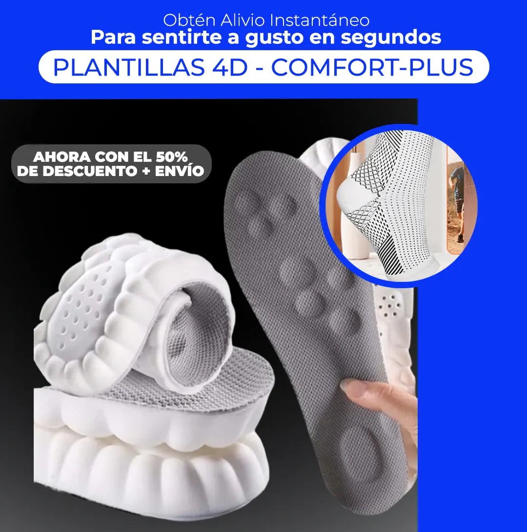 Plantillas 4D Comfort+ - Elije una vida sin dolor