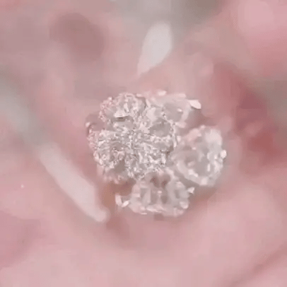 Anillo de Trébol Giratorio